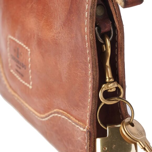 Coronado Leather Company - No. 194 Utility Pouch in Stonewashed Chestnut - Picture 7 of 7